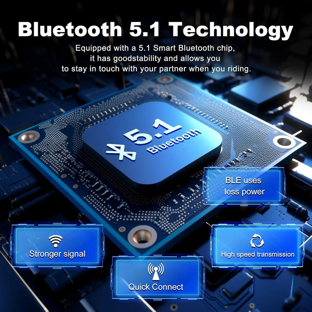 Ejeas Store V6 Pro Plus Multi-Rider Bluetooth Intercom - DSP Noise Cancellation, 800m Range, 18Hr Battery With 1-Year Warranty