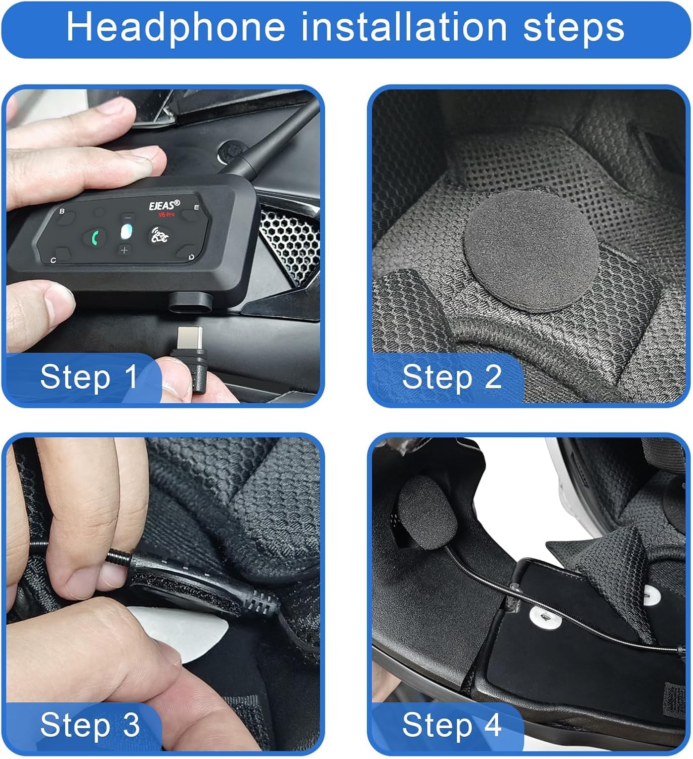 Original Ejeas Store V6 Pro Plus Speaker And Microphone Set (Type C)