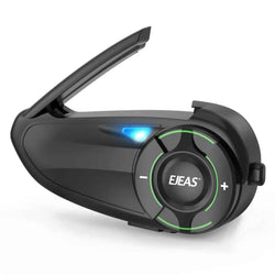 Ejeas Store Q8 5G Mesh Helmet Intercom with Advanced Noise Cancellation, Extended Range And Music Sharing