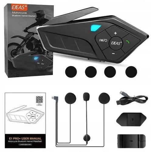 Ejeas Store E1 Pro Single Rider Bluetooth Intercom