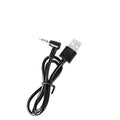 Ejeas Store V6 and V6 Pro Charging Cable with 3.5mm jack and USB connector on a white background