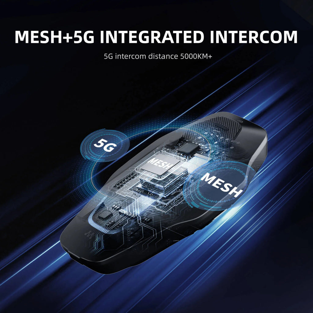 EJEAS Phantom X10 Plus MESH+5G motorcycle helmet intercom - view 7