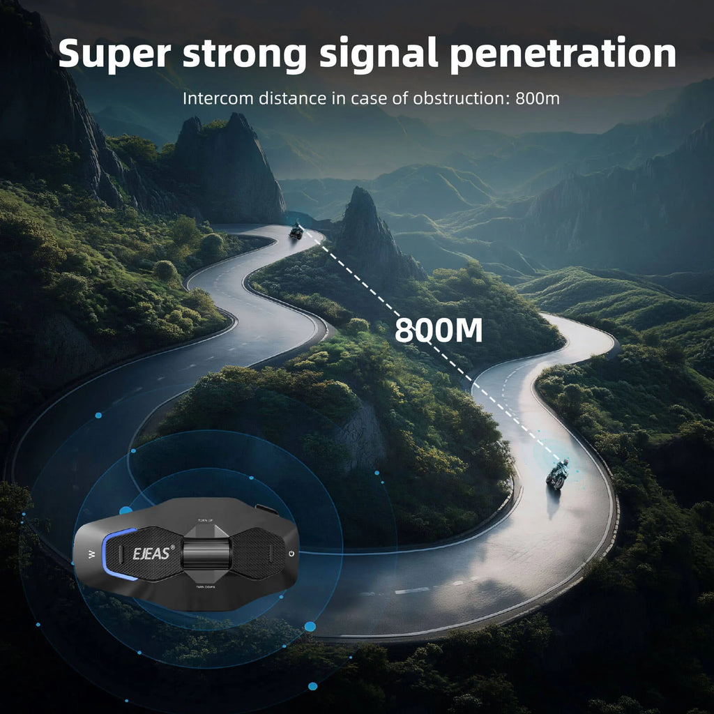 EJEAS Phantom X10 Plus MESH+5G motorcycle helmet intercom - view 9